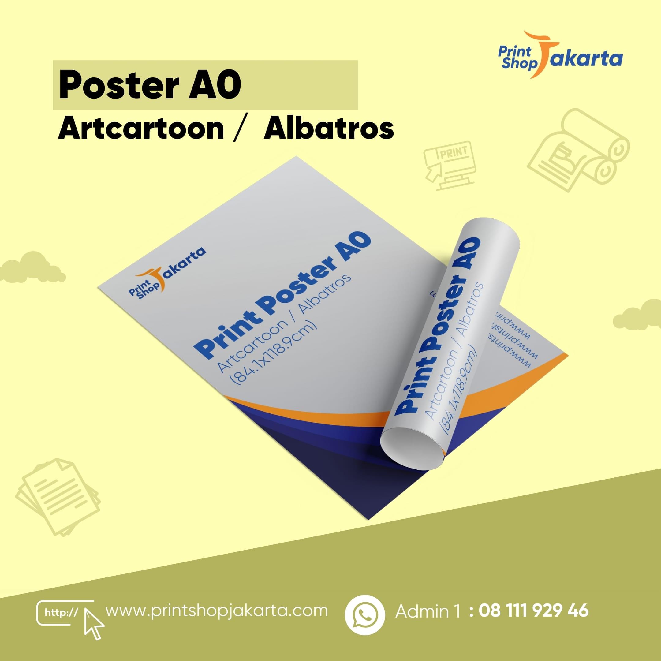 Print Poster A0 Artcartoon / Albatros