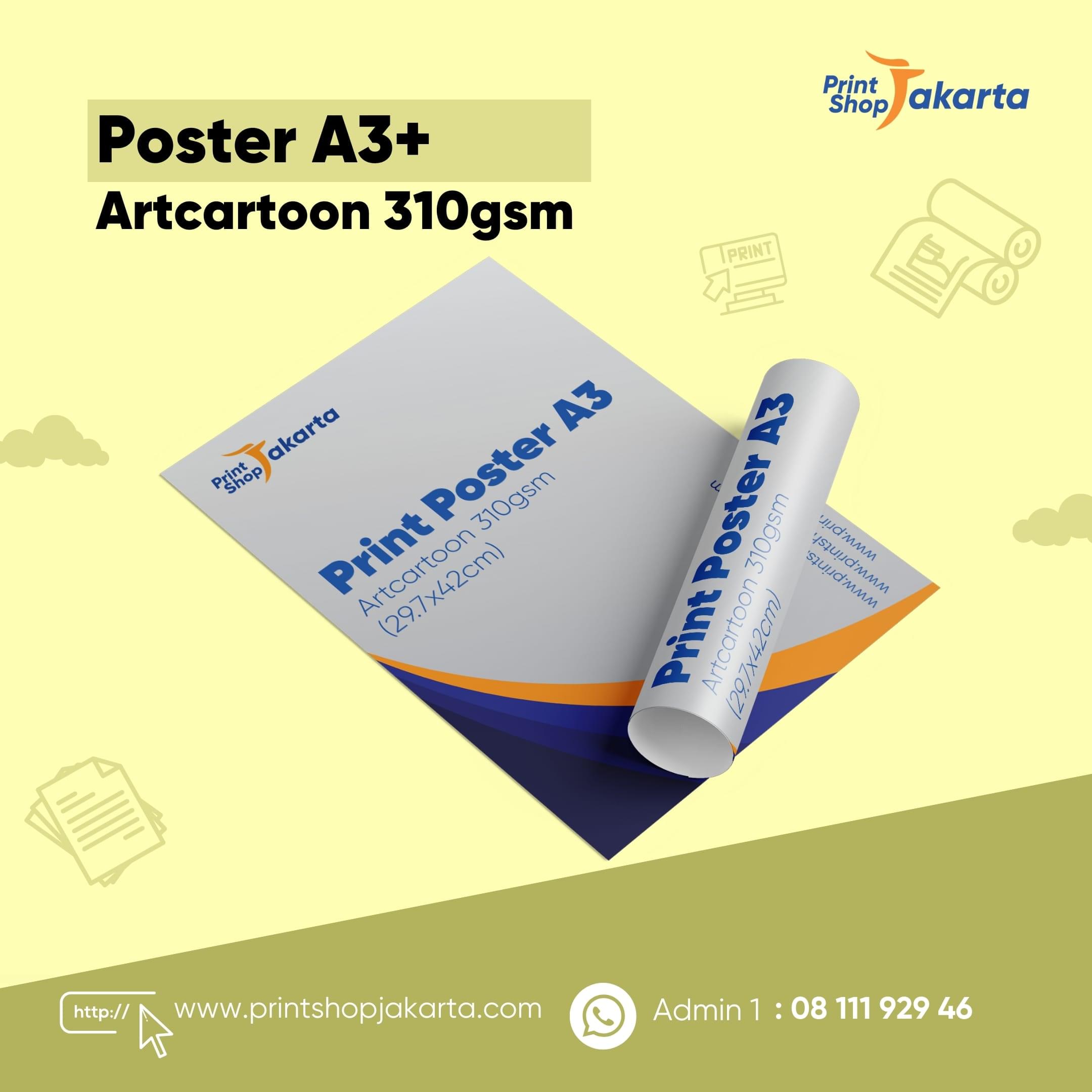 Print Poster A3+ Artcartoon 310gsm