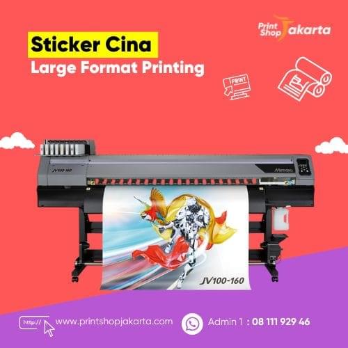 Sticker Cina Large Format
